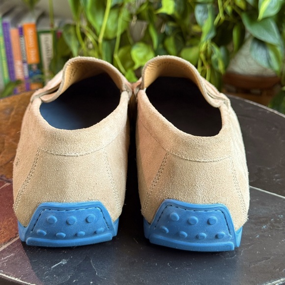 Peter Millar Suede Triumph Driver Tan‎ Suede Loafers #MS18F05 size 10.5 M - Picture 5 of 11